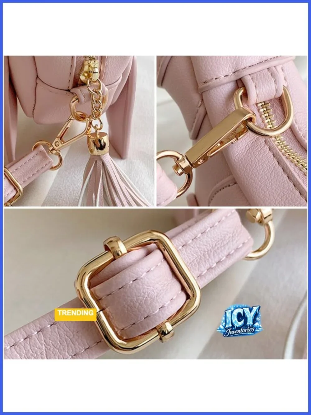 Women Horse Shape Crossbody Bag PU Leather Waterproof Adjustable Strap